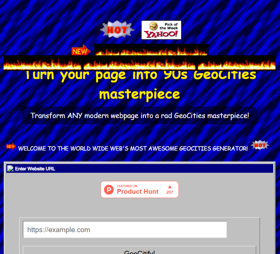 Logo de GeoCities.live